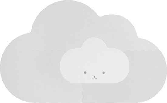 Quut - Quut Speelmat Head in the Clouds Small Grijs
