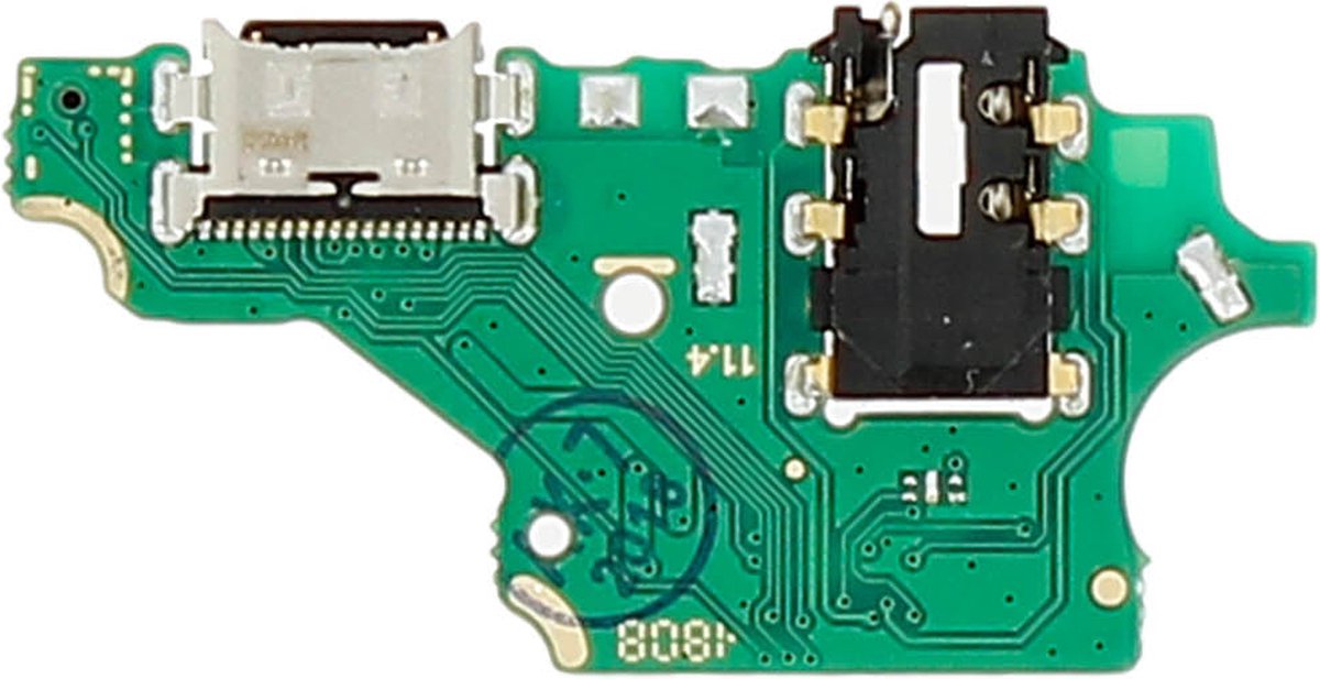 Huawei, flexkabel + Oplaadstekker Geschikt voor Huawei P20 Lite USB-C / Jack 3.5, Zwart