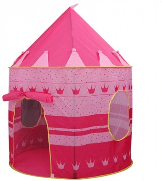 Speeltent 2-in-1 met mat, kindertent, indoortent, speelhuisje