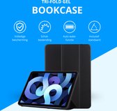 Mobigear - Tablethoes geschikt voor Samsung Galaxy Tab A8 10.5 (2021) Hoes | Mobigear Tri-Fold Gel Bookcase - Zwart