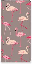 Stand Case Xiaomi Redmi Note 12 Pro Plus Hoesje met naam Flamingo