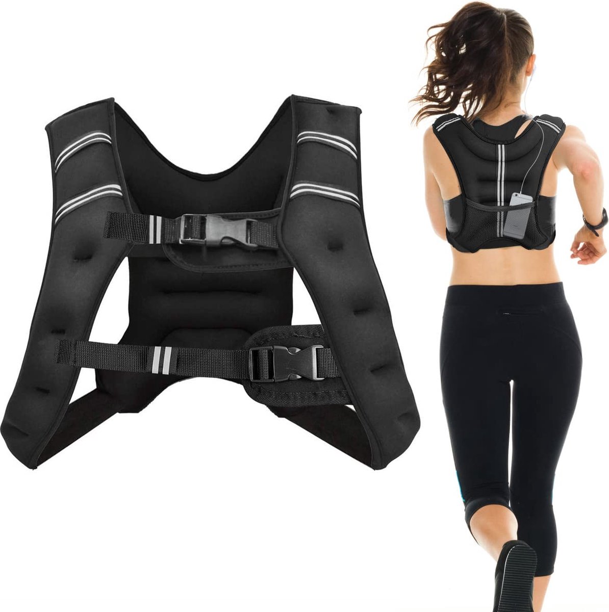 Gilet lesté Pure2Improve 5Kg - Fitness et musculation