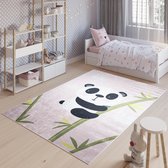 Tapiso Emma Tapis Chambre d'enfant Panda Tapis de jeu Enfants - 80x150