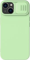 Nillkin CamShield Silicone Back Case (MagSafe Compatible) - Geschikt voor Apple iPhone 14 (6.1") - Groen