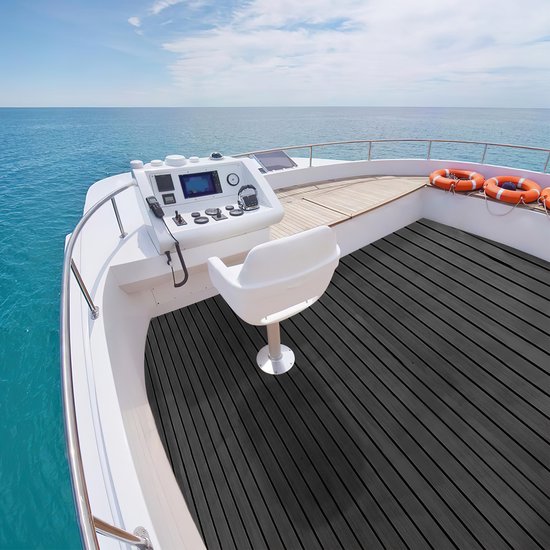 Vloeren voor in de boot teak look hpl kurk antislip pvc tapijt Vloeren voor in de boot teak look hpl kurk antislip pvc tapijt