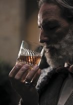 Handgemaakte Whiskey Glazen Set van 2 in Luxe Geschenkdoos by GDLF® | Handmade in Italy | Hoge Kwaliteit Kristal | Handgemaakt in Italie | Luxe Whiskey Set | 2 Whiskey Glazen & Hand Made Certificaat | Kado Man | Cadeau Voor Man | Luxe Vaderdag Cadeau
