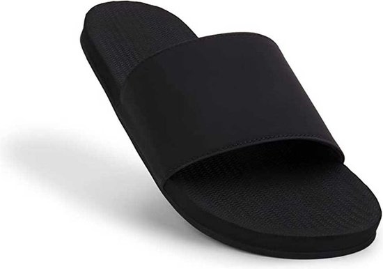 Indosole Slides Essential Heren Slippers - Zwart - Maat 45/46