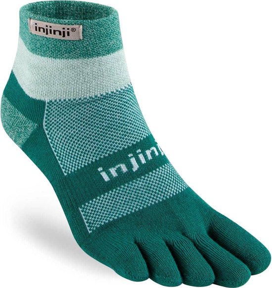 Mitteldicke Injinji 5 Zehen Wandersocken Crew | Farbe: Brown | Für Herren & Damen