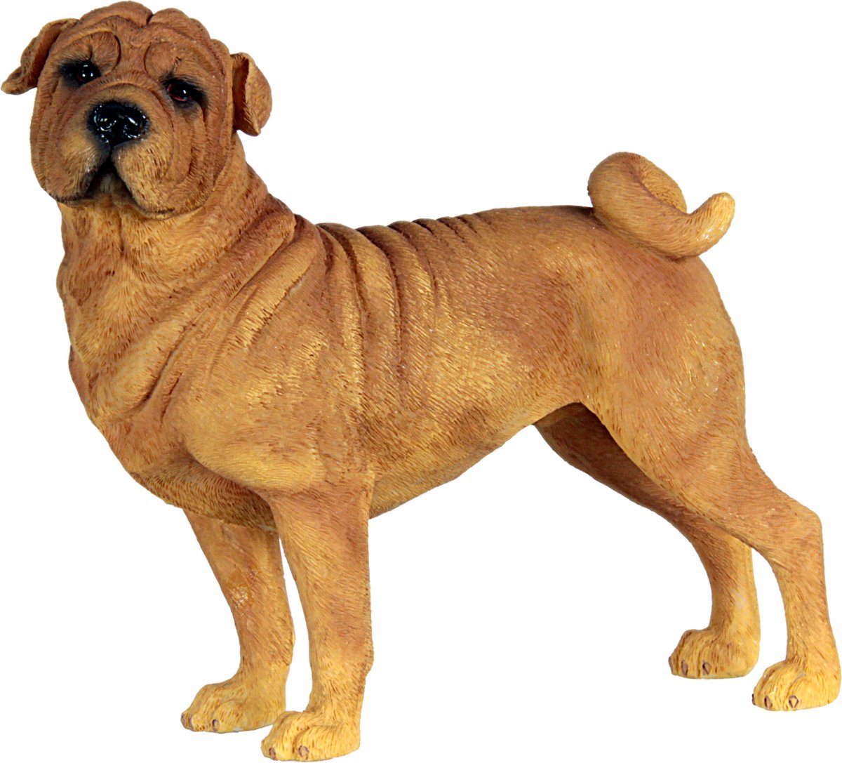 Hondenbeeldje Sharpei hond (dog), hondenbeeldje, figuur Sharpei