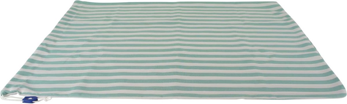 Goedkoopste Waszak 60x60 cm - Met K-locksluiting - Groen gestreept