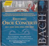 Restored Oboe Concert - Johann Sebastian Bach - Ingo Goritzki, Christoph Poppen, Bach Collegium Stuttgart o.l.v. Helmuth Rilling