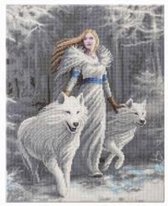 Diamond Painting Crystal Art Kit ® Winter Guardians, 40×50 cm, partial painting