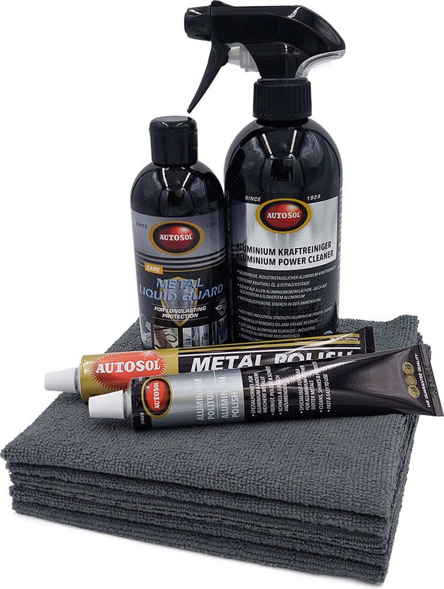 Autosol aluminium onderhoudsset