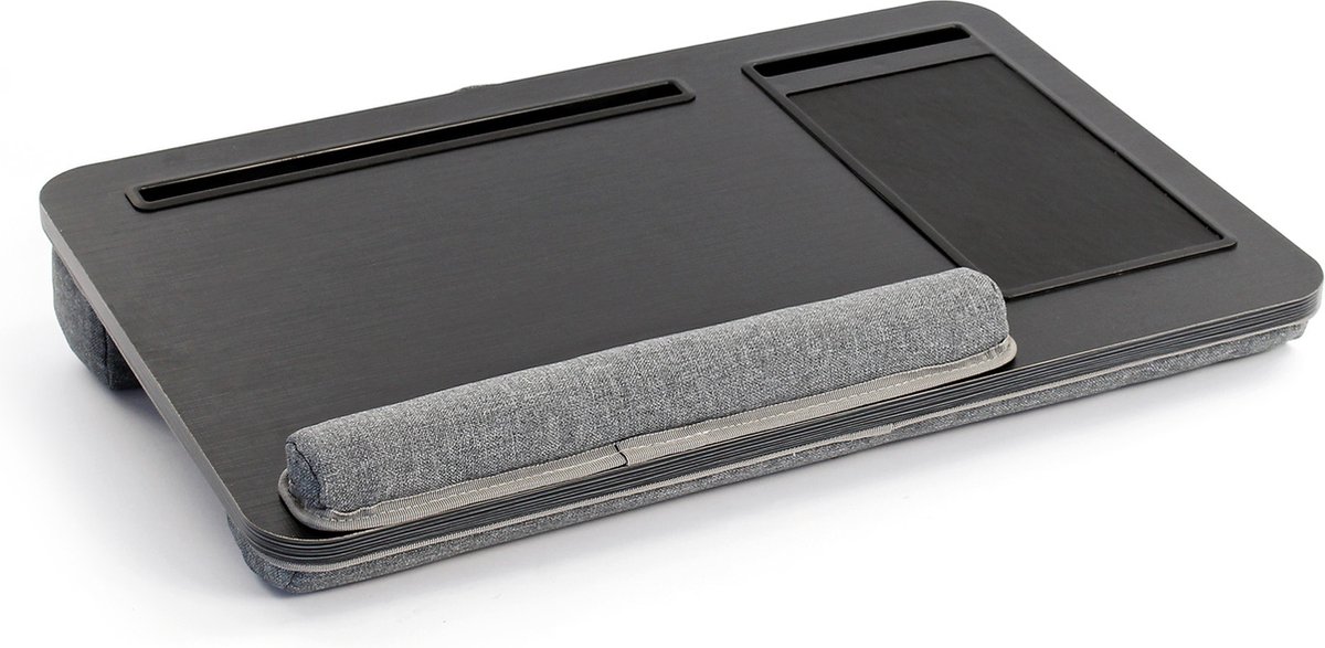 Toboli laptopkussen zwart 55x36x8 cm, 17