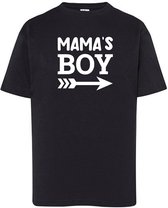 T-Shirts Mama's Boy-Zwart-62