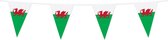 3x Vlaggenlijn Wales 10 Meter - Voetbal EK WK Landen Feest Versiering Decoratie