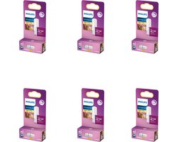 Philips Voordeelverpakking - G9 - LED Capsulelamp - 40W - Dimbaar - Warmwit Licht - Set van 6 Stuks