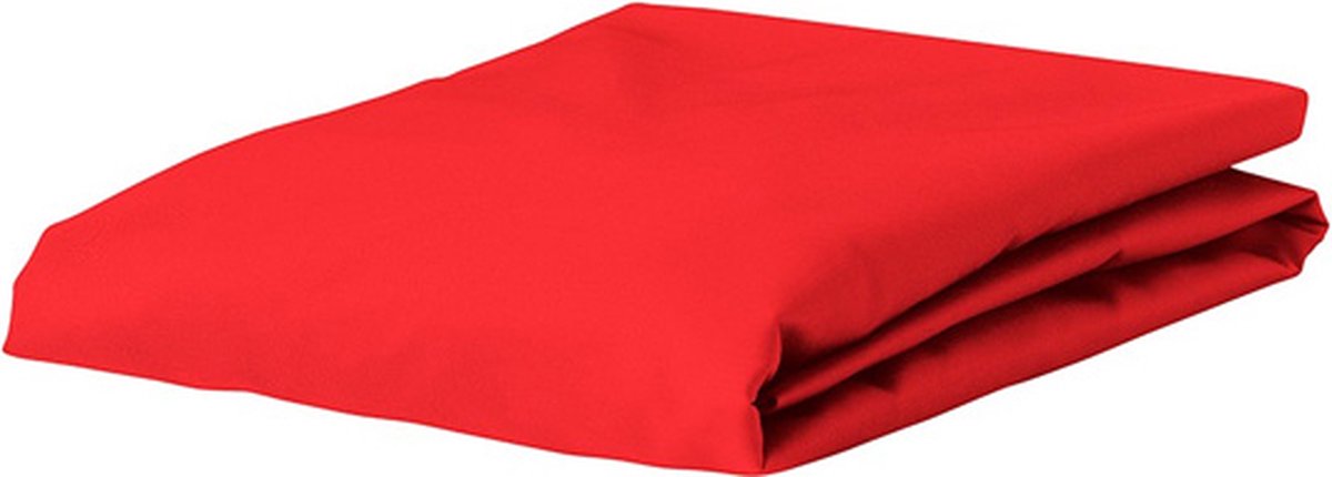 Essenza Premium Percale Hoeslaken Red - 90x190 cm
