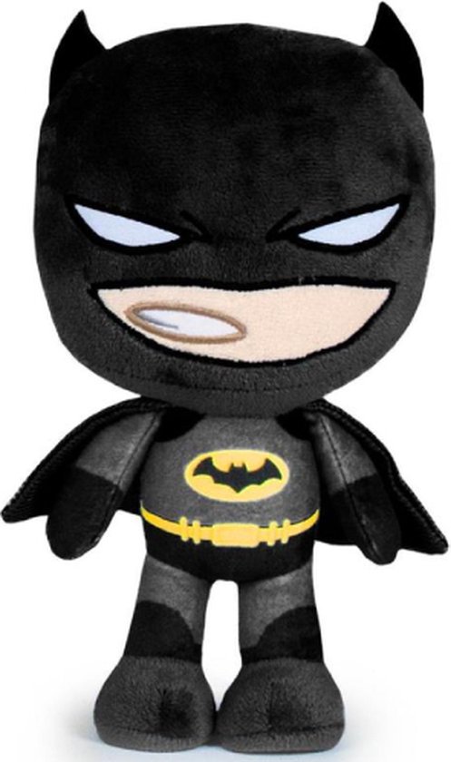 Batman - DC Comics Superheld Pluche Knuffel 24 cm {Marvel Avengers Plush Toy | Speelgoed knuffelpop voor kinderen jongens meisjes | Superheld Hero | SuperMan Batman Joker Spiderman Captain America Iron Man Hulk Thor Super Man}