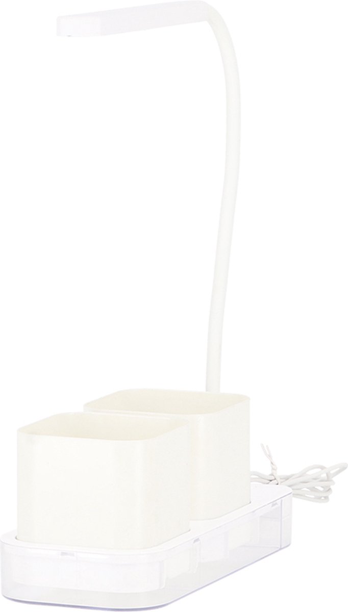 Esschert Design Planten Groeilamp met 2 Potten – Wit