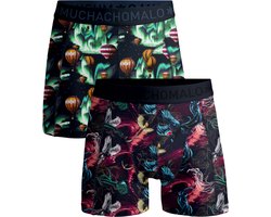 Muchachomalo Heren Boxershorts – 2 Pack – Maat L – 95% Katoen – Mannen Onderbroeken