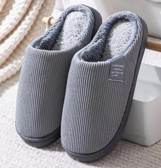 Teceyfeet Set van 4 Paar Pantoffels, Sloffen Dames Heren