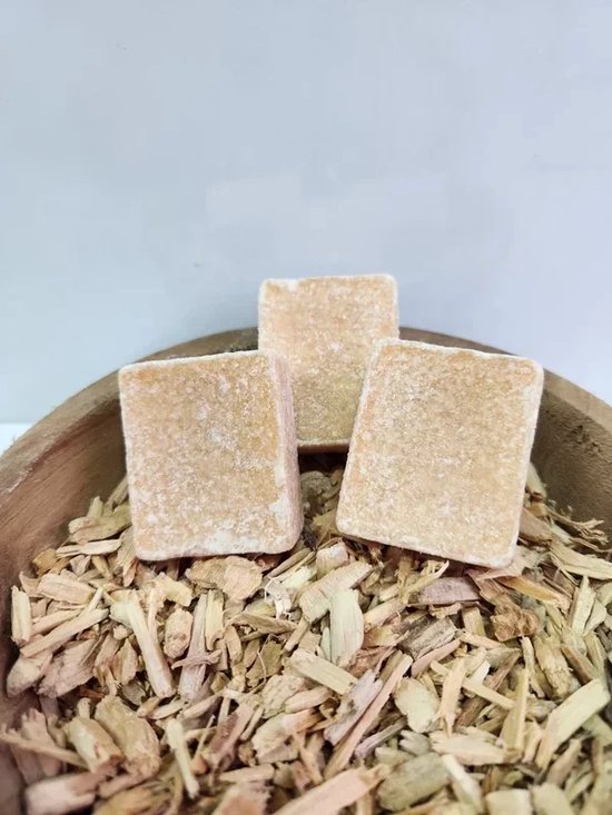 Sandal - Amberblokjes - 3 stuks - Geurblokjes - huisparfum - Kerst - Sinterklaas - cadeau