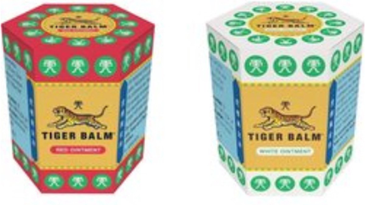 Tijgerbalsem | Tiger Balm | Combi Pack | 21 gram | Rood en Wit