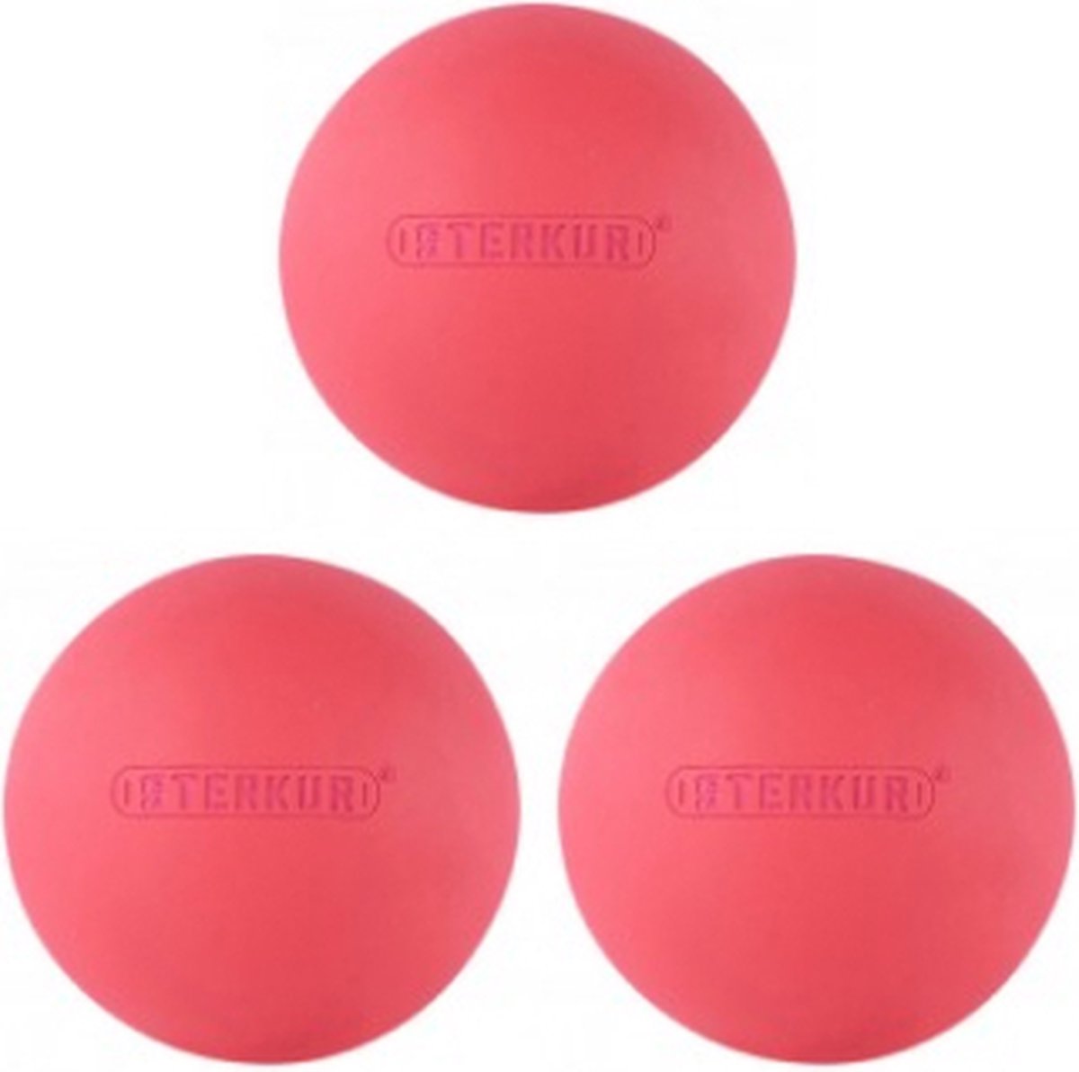 Goedkoopste Sterkur® Triggerpoint bal - Massagebal - Lacrosse massage bal - 3 stuks