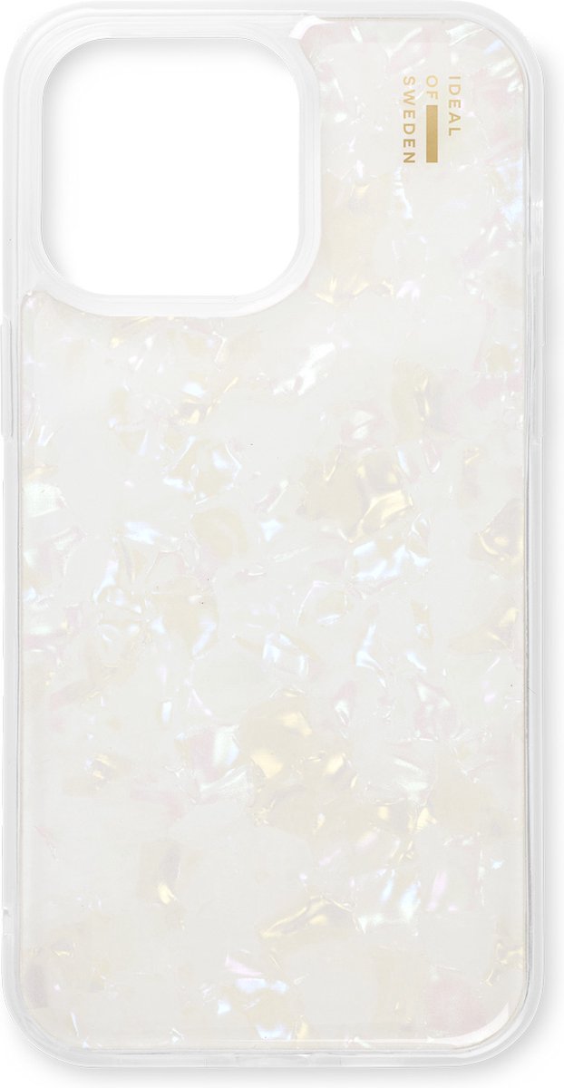 iDeal of Sweden Pearlized Case voor de Apple iPhone 15 Pro Max - Wit