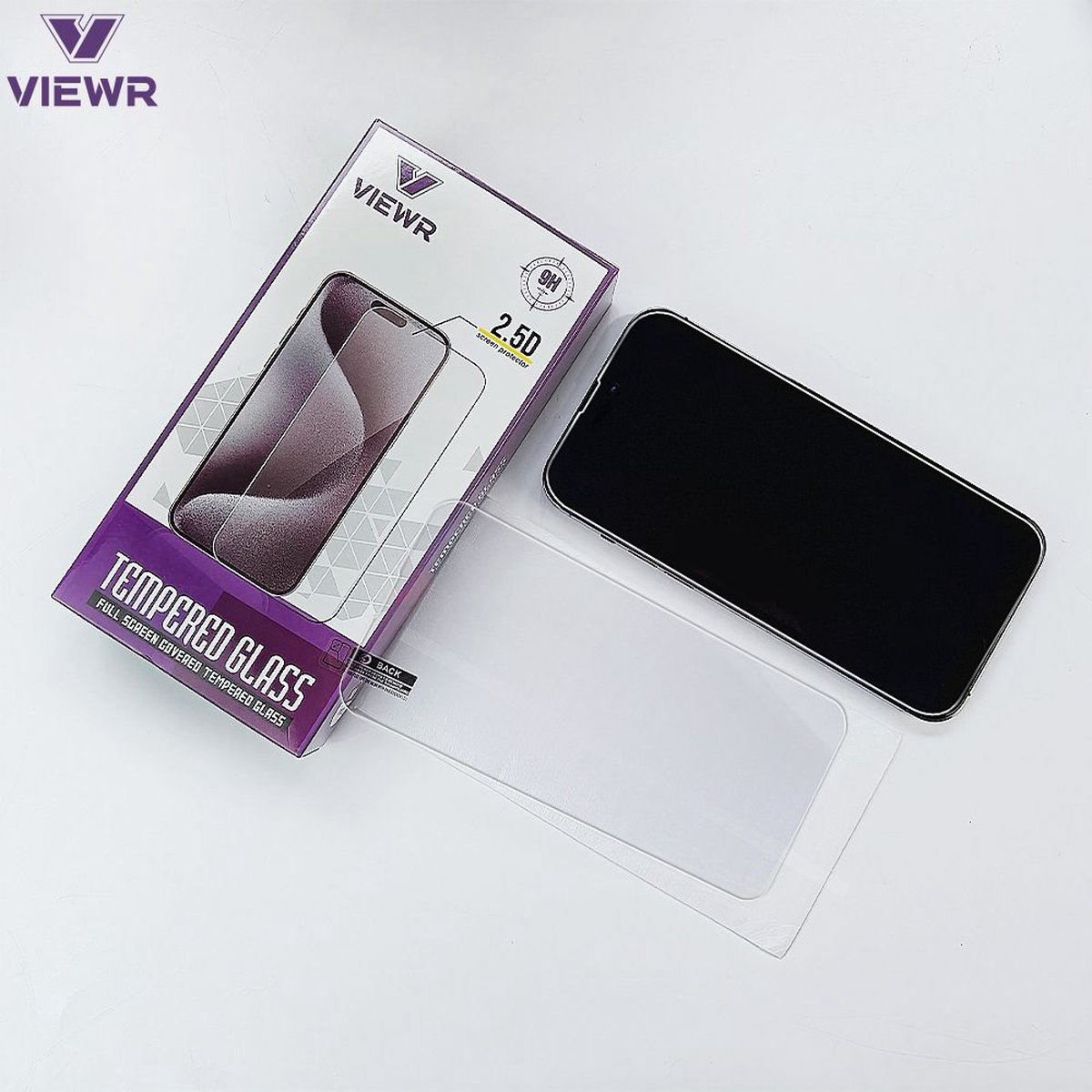Screenprotector - Geschikt voor iPhone 16 Tempered Glas screen protector - 2 stuks Beschermglas