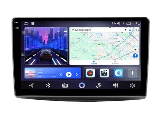 UGAR Compatibel voor ALFA ROMEO MiTo (955) 2008-2018 7 Inch Android 13 DSP 4GB 64GB DAB autoradio HD Full touchscreen GPS-navigatie