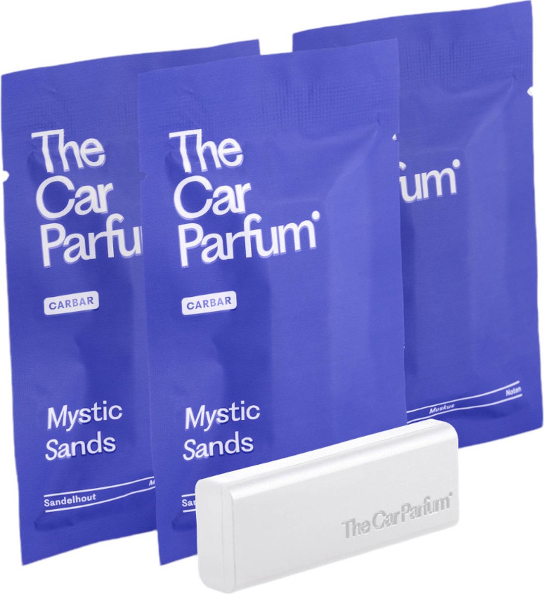 Goedkoopste The Car Parfum Auto Parfum - 3 Navullingen - Auto Geur Met Houder - The CarBar - Auto Geurverfrisser - Mystic Sands Set