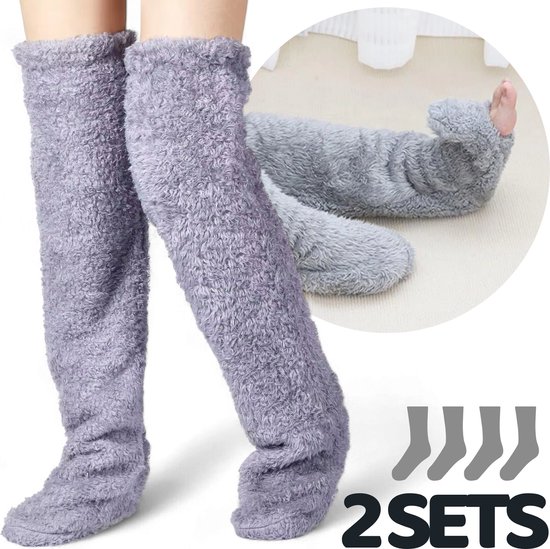 Intermezzo 2020 Lange Beenwarmers met Stirrup Licht Grijs (Gris
