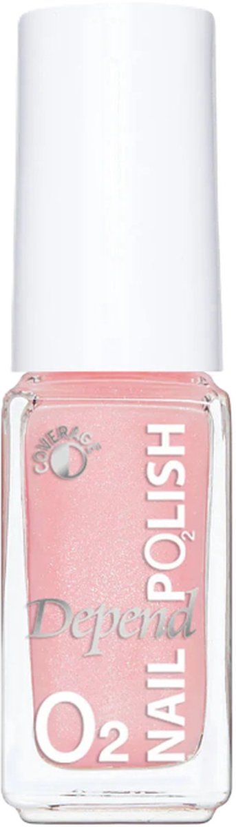 Goedkoopste DependCosmetics|Nagellak|O2|Nailpolish|Zachtroze|shimmer|762|5ML