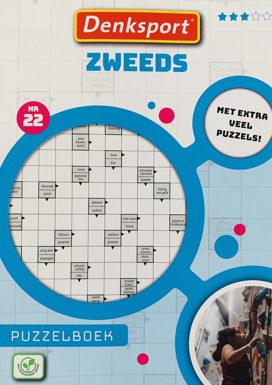 Foto: Denksport zweeds puzzelboek nummer 22 192 puzzels zweedse puzzels 3 sterren
