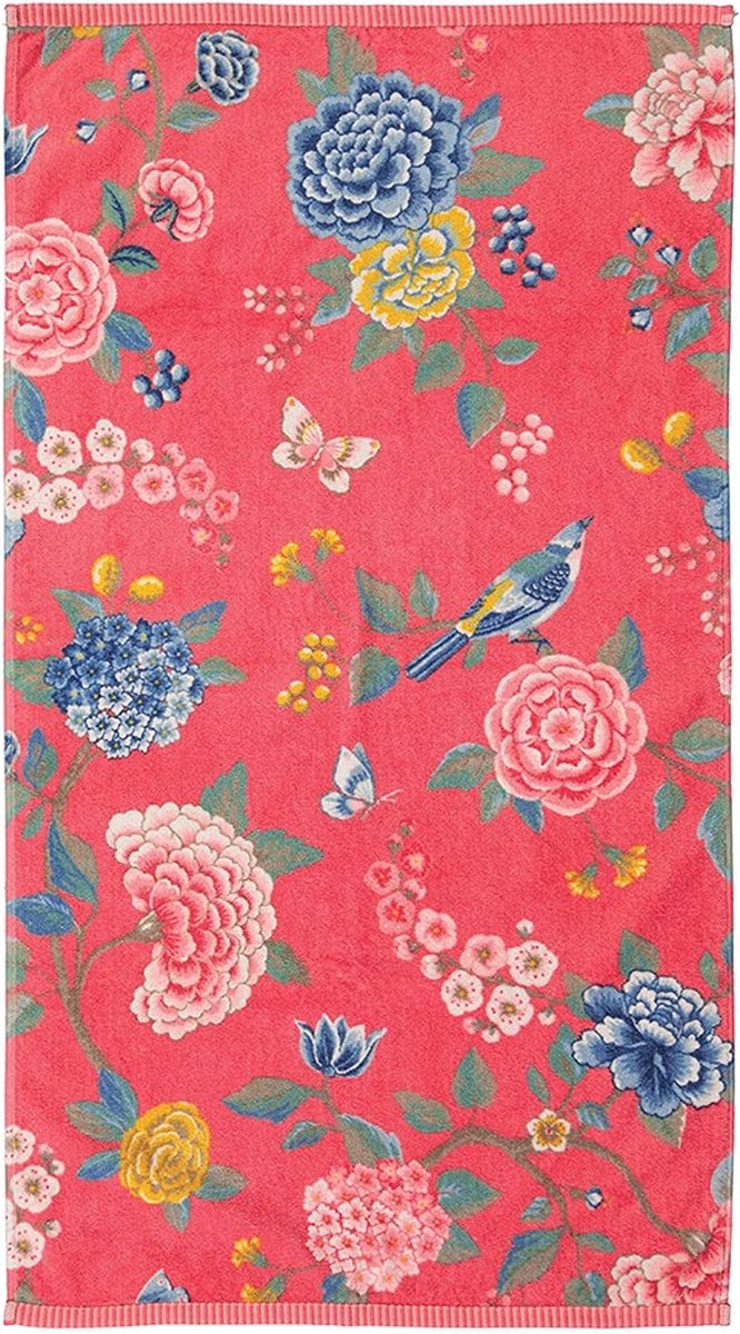 Pip Studio Handdoek Good Evening Coral 55x100