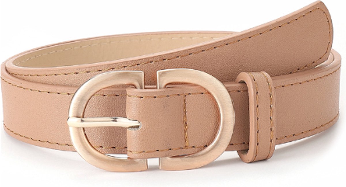 Simple Riem - Bruin | Riemmaat 90 cm | 102 x 3 cm | Kunstleer / Staal | Fashion Favorite