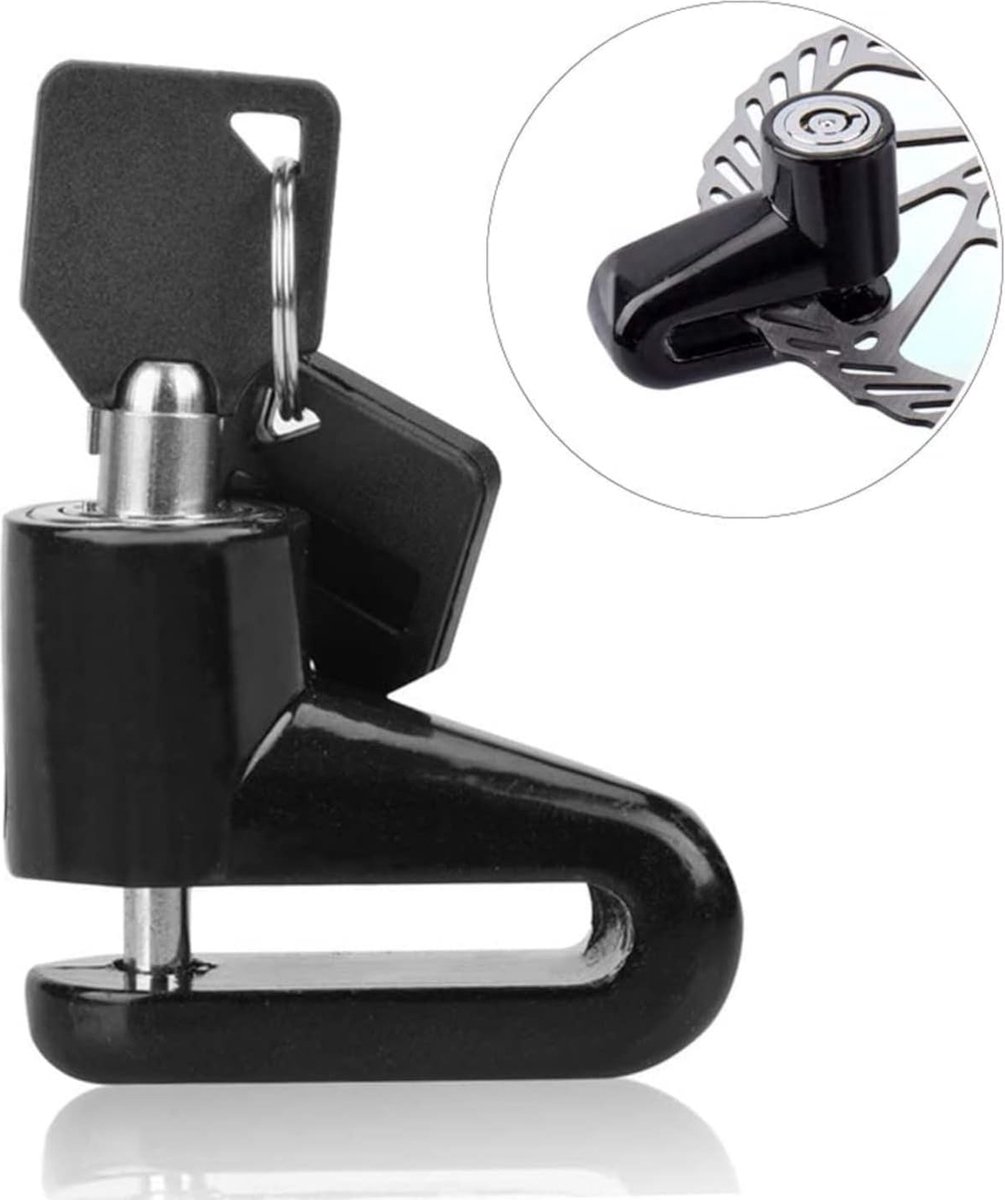 Remschijf slot - Elektrische step slot - Geschikt Voor xiaomi M365 - Met houder en stalen kabel - met opberg houder - Elektrische step Slot Accessoires - Slot voor remschijf - Motorslot - Diefstalbeveiliging - met herinneringskabel – foto 2