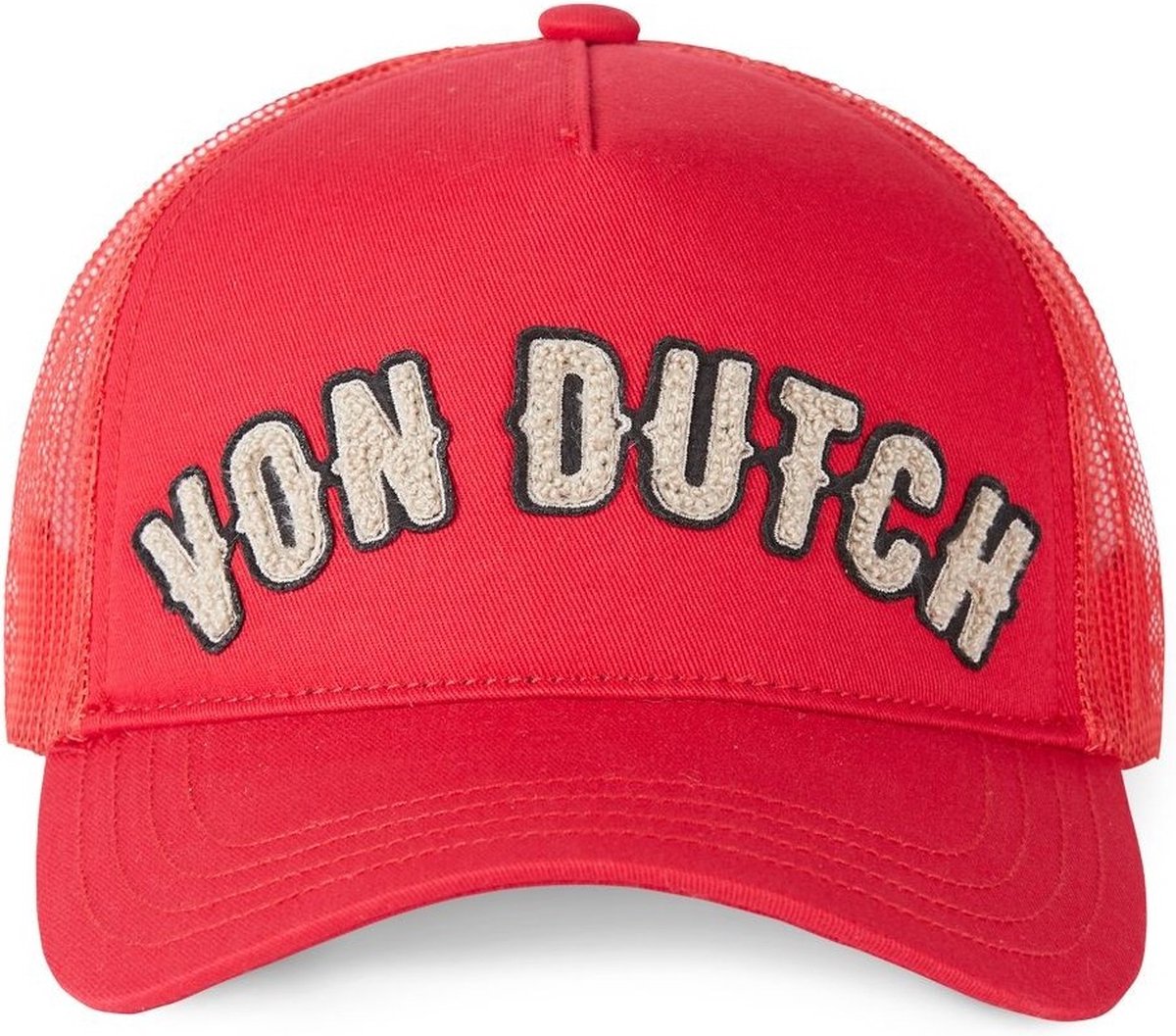 Vondutch Red Trucker Snapback BUCKL Cap