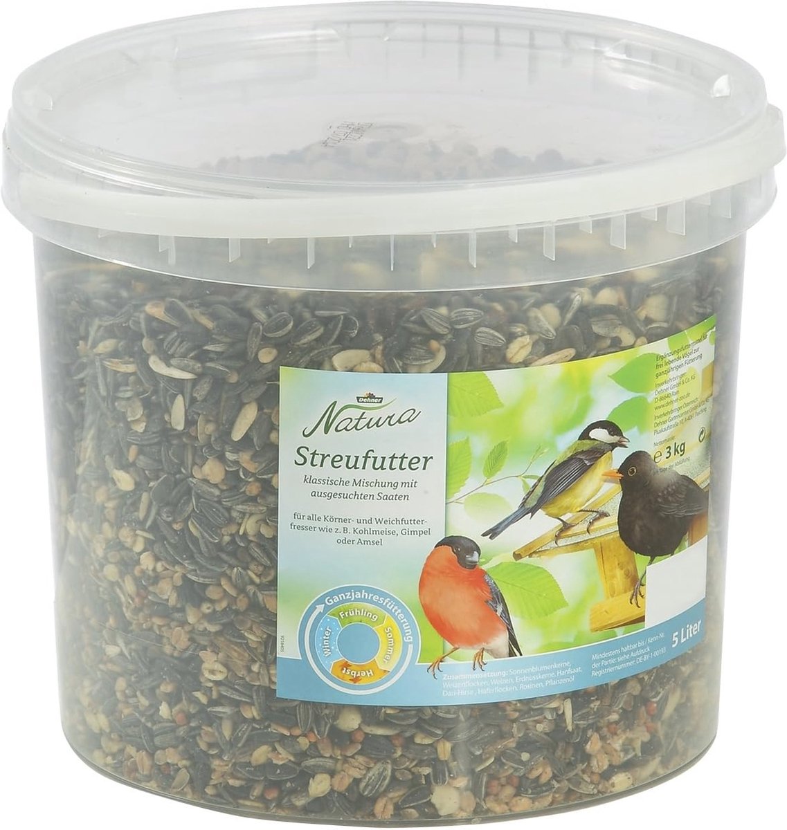Wildvogelvoer Strooi Mix 3 kg - Energierijke Voeding voor Tuinvogels