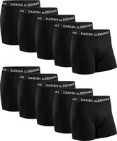 DANISH ENDURANCE Boxers en coton - Sous-vêtements pour hommes - Pack de 10 - Taille L