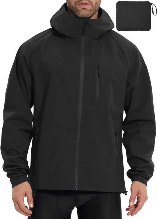 Heren Regenjacke – Waterdicht, Met Kap en Duurzaam Ontwerp main image 0