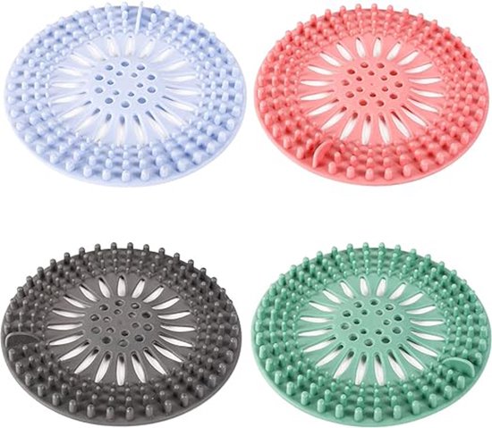 Zwarte Badkamer Vierkante Douche Afvoer Roestvrijstalen Afvoerputje Trap Ronde Cover Vreemde voorwerpen Zeef, Zwart, 10 * 10cm