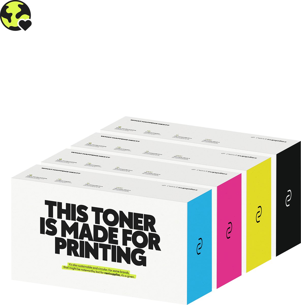 Multipack Samsung CLP 360 (Zwart/Cyaan/Magenta/Geel). Originele toners, circulair.
