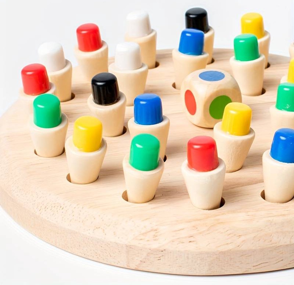 WoodyDoody Breinbreker Spelletjes 4 Jaar EXTRA LARGE VARIANT - Educatief Spel - Kinderspellen Schaakspel Bordspel Kinderen 3 Jaar Houten Puzzel - Montessori Speelgoed - Educatief Speelgoed 4 Jaar – Houten Speelgoed - Educatief Spel - Kinderspeelgoed — afbeelding 2