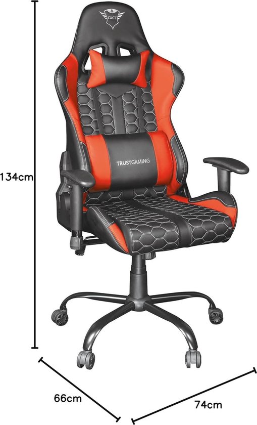 Instelbare Gaming Stoel met Verwijderbare Kussens - 360° Draaibaar en Ergonomisch Ontwerp voor Comfortabel Gam ervaren — afbeelding 3