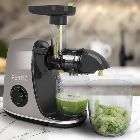 Fentic Slowjuicer - Juicer - Groenten en Fruitpers - 700ml - Antraciet van FEN — afbeelding 5