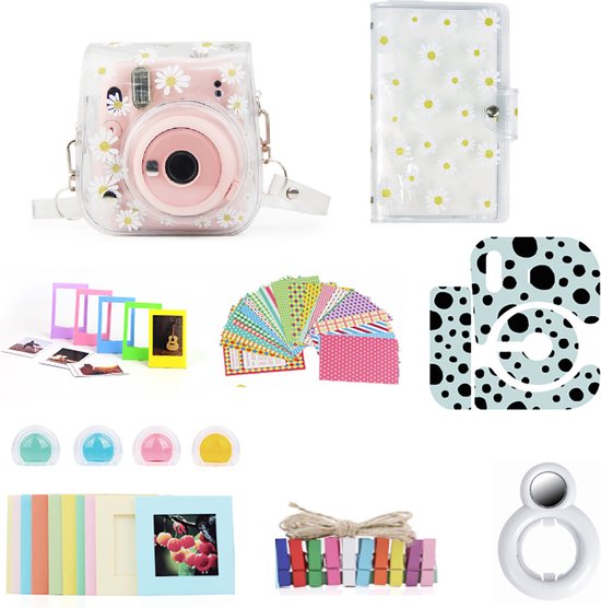 Kit Accessoires 15-en-1 Andoer Pour Fujifilm Instax Mini 12 - Album Photo, Stylo, Sangle, Filtres & Autocollants | Idéal Création Photos