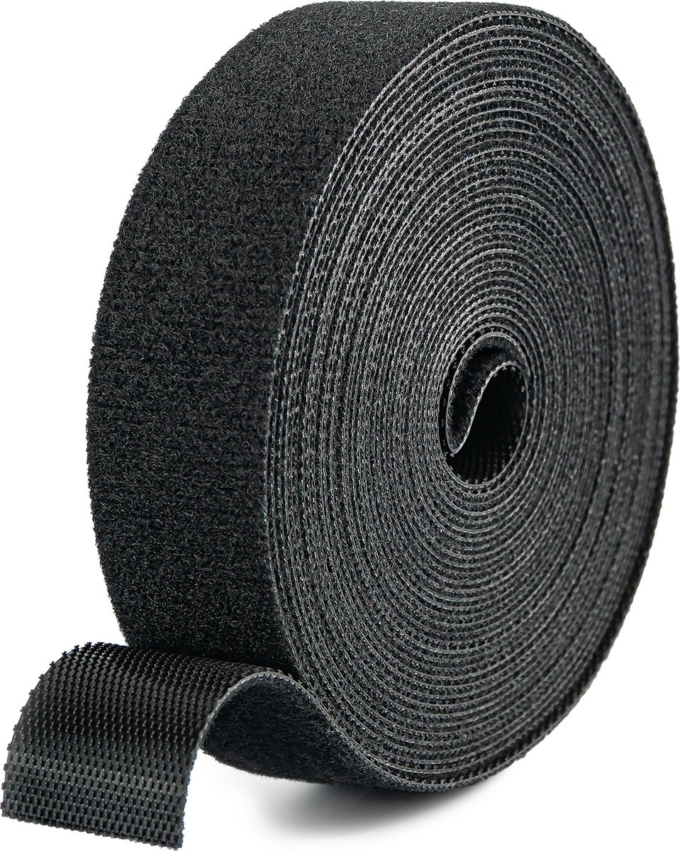 Kabel Organiser Velcro Klittenband Kabelbinders - ideaal voor kabel management – Rol van 5 meter